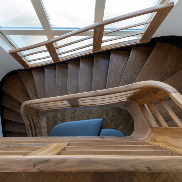 Walter Rózsi Villa - Lépcsőkorlát restauráció