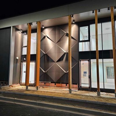 Velux GP4 csarnok - Prefabond burkolat