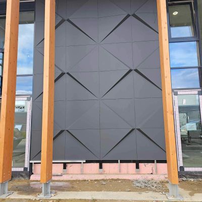 Velux GP4 csarnok - Prefabond burkolat